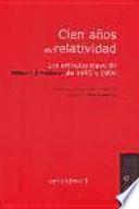 libro Cien Años De Relatividad